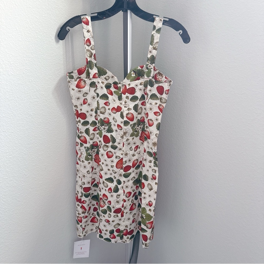 RARE NWT Rouje Angie Strawberry Print dress - Picture 7 of 10